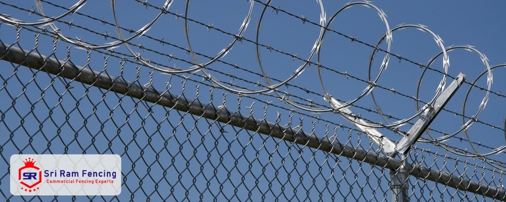 Concertina Coil Fencing Contractor Coimbatore, Tami Nadu - Sriram Fencing